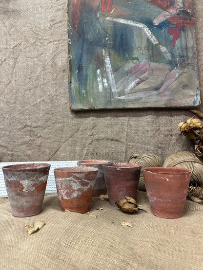 Antique Terracotta Seedling Plant Pots C The Blind Mole