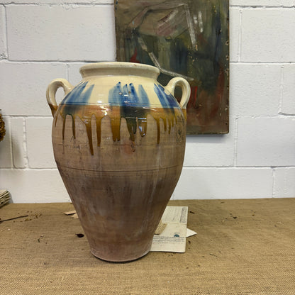 Rustic Mediterranean Olive Oil Amphora Jug