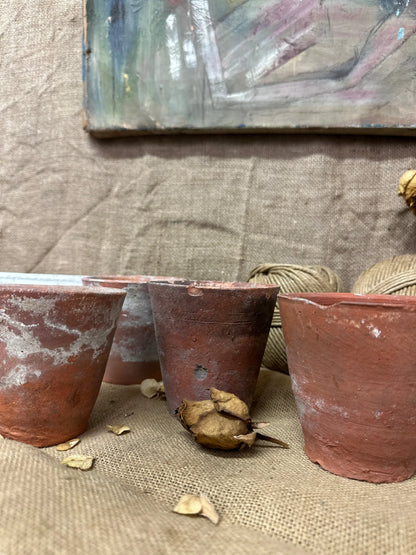 Antique Terracotta Seedling Plant Pots C The Blind Mole