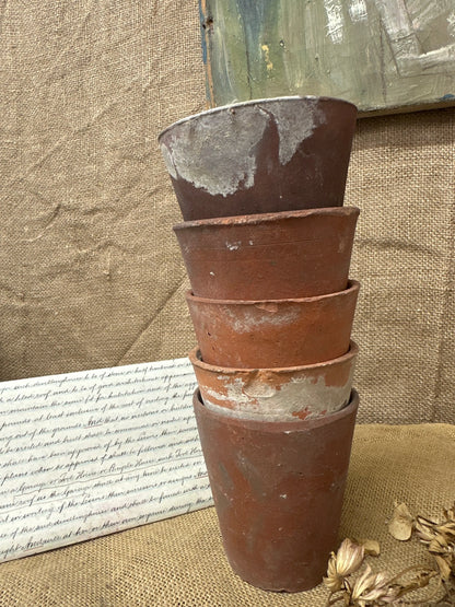 Antique Terracotta Seedling Plant Pots F The Blind Mole