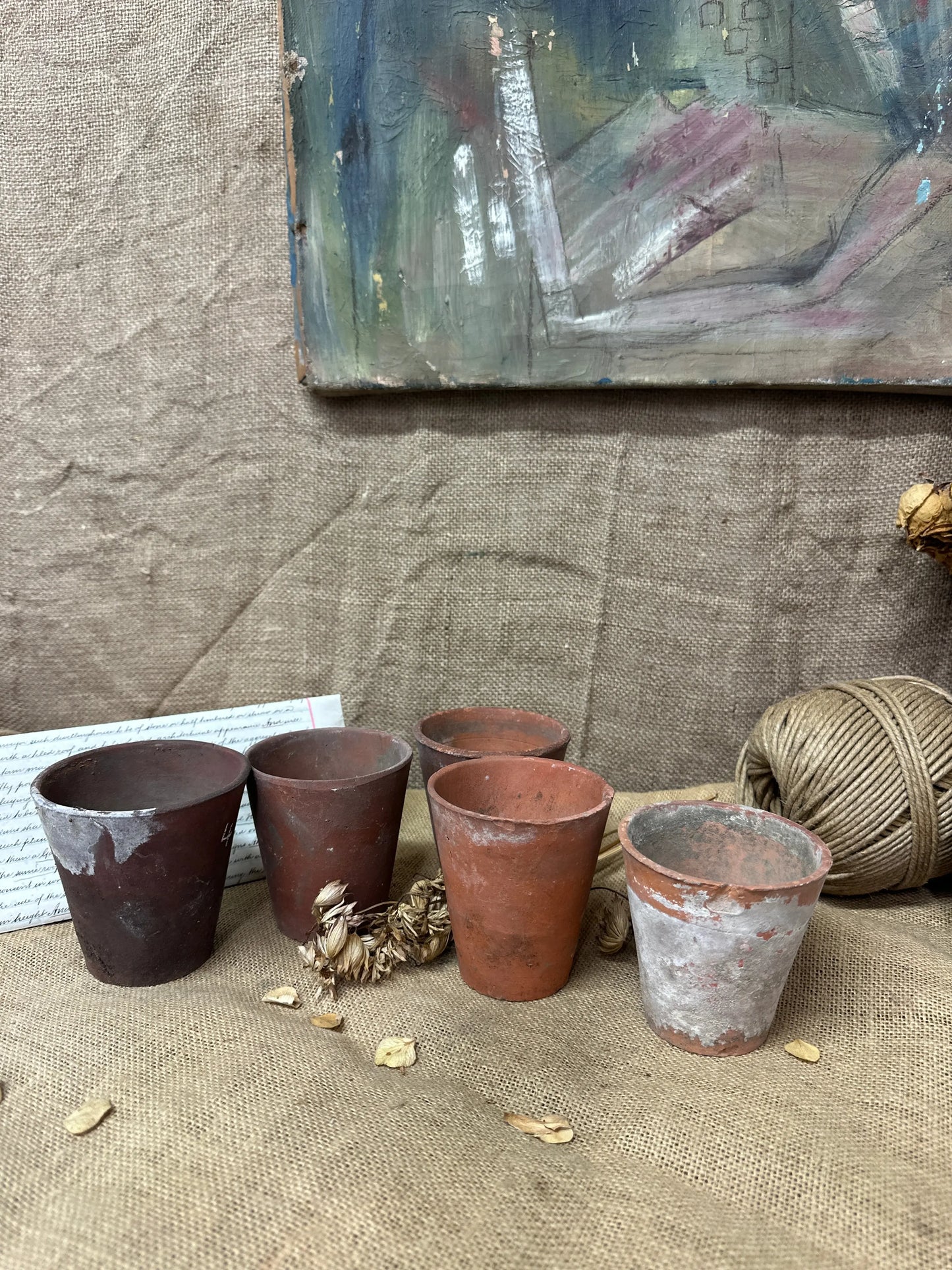 Antique Terracotta Seedling Plant Pots F The Blind Mole
