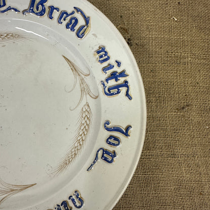 Antique Footed Bread Plate