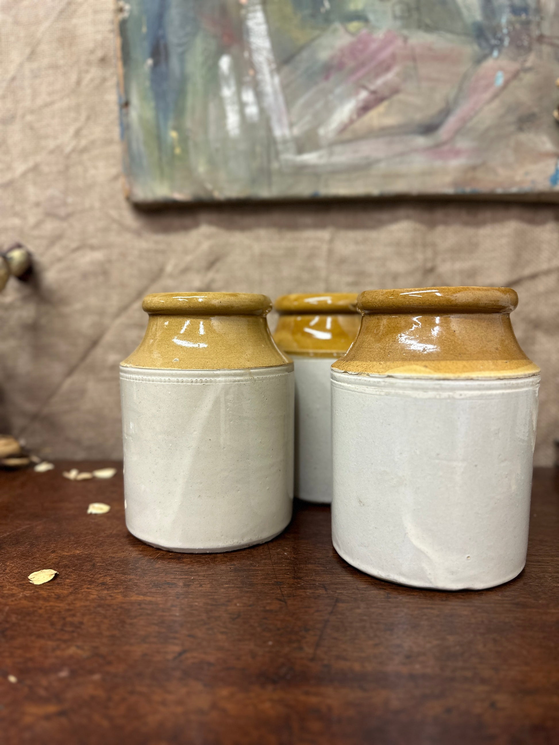 Medium Slim Stoneware Pot, Vase, Utensils Pot The Blind Mole