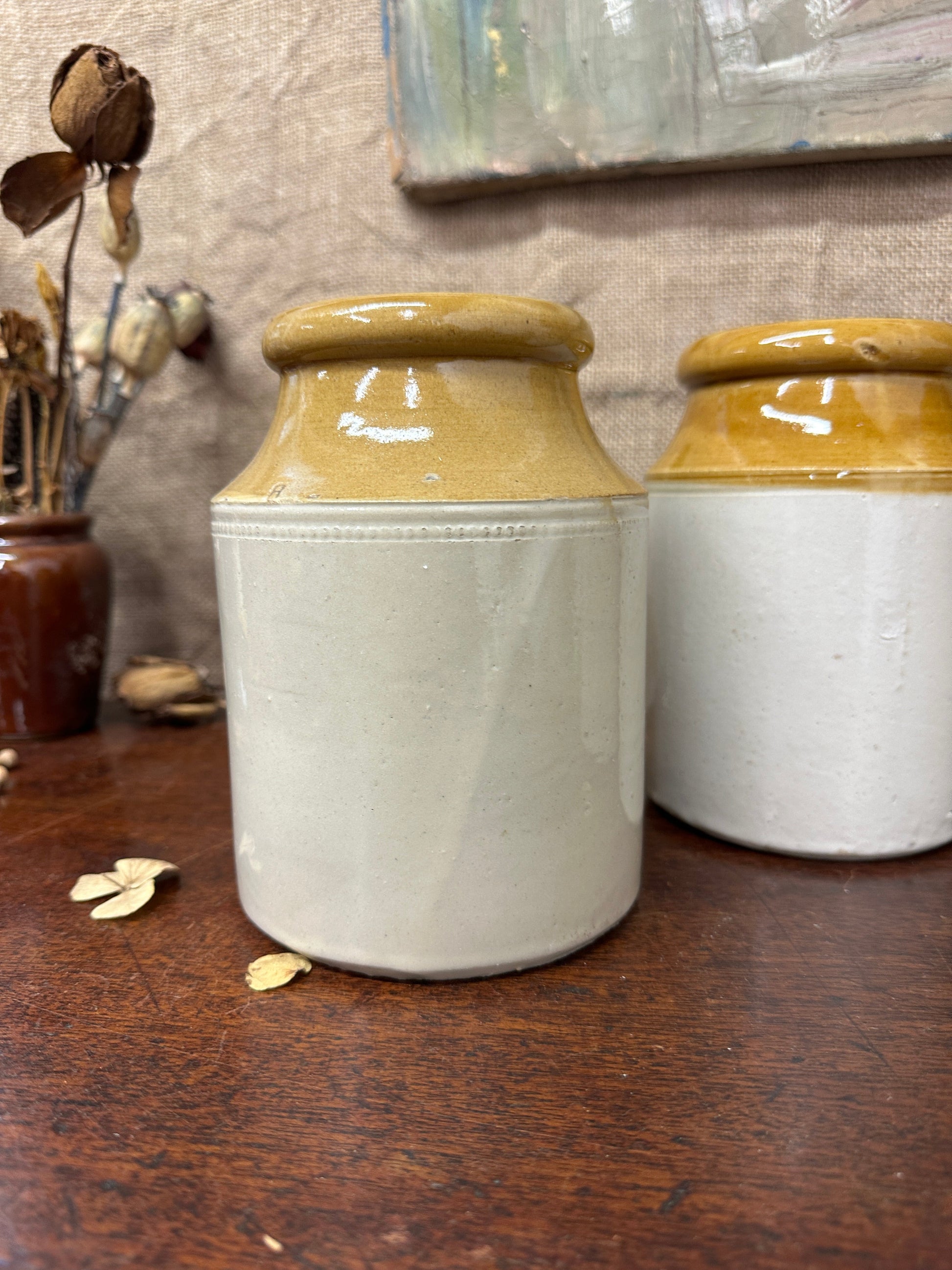 Medium Slim Stoneware Pot, Vase, Utensils Pot The Blind Mole