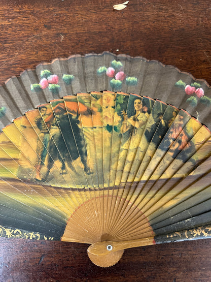 Vintage Spanish Handheld Fan