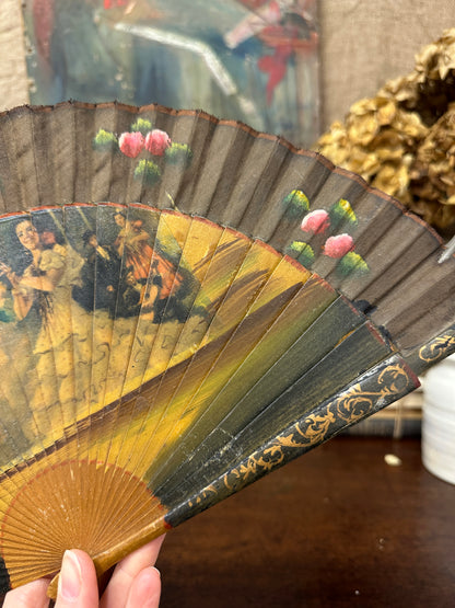 Vintage Spanish Handheld Fan