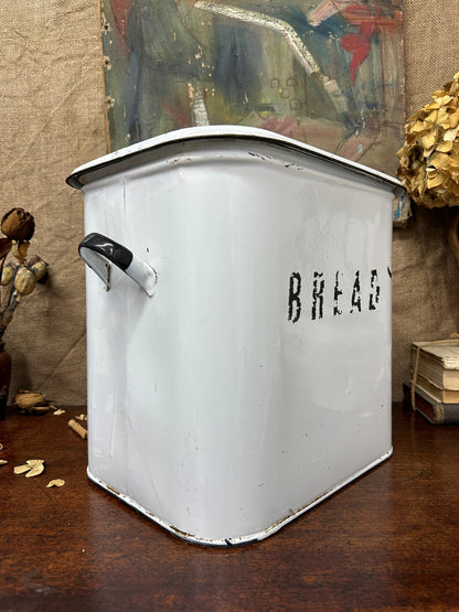 Vintage Enamel Bread Bin The Blind Mole