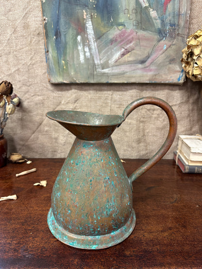 Antique Copper Harvest Jug