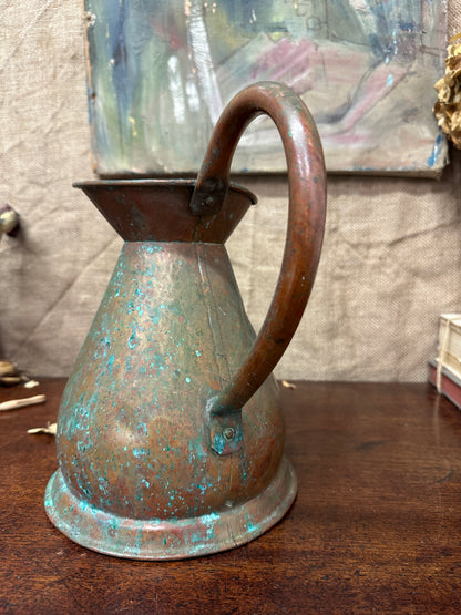 Antique Copper Harvest Jug