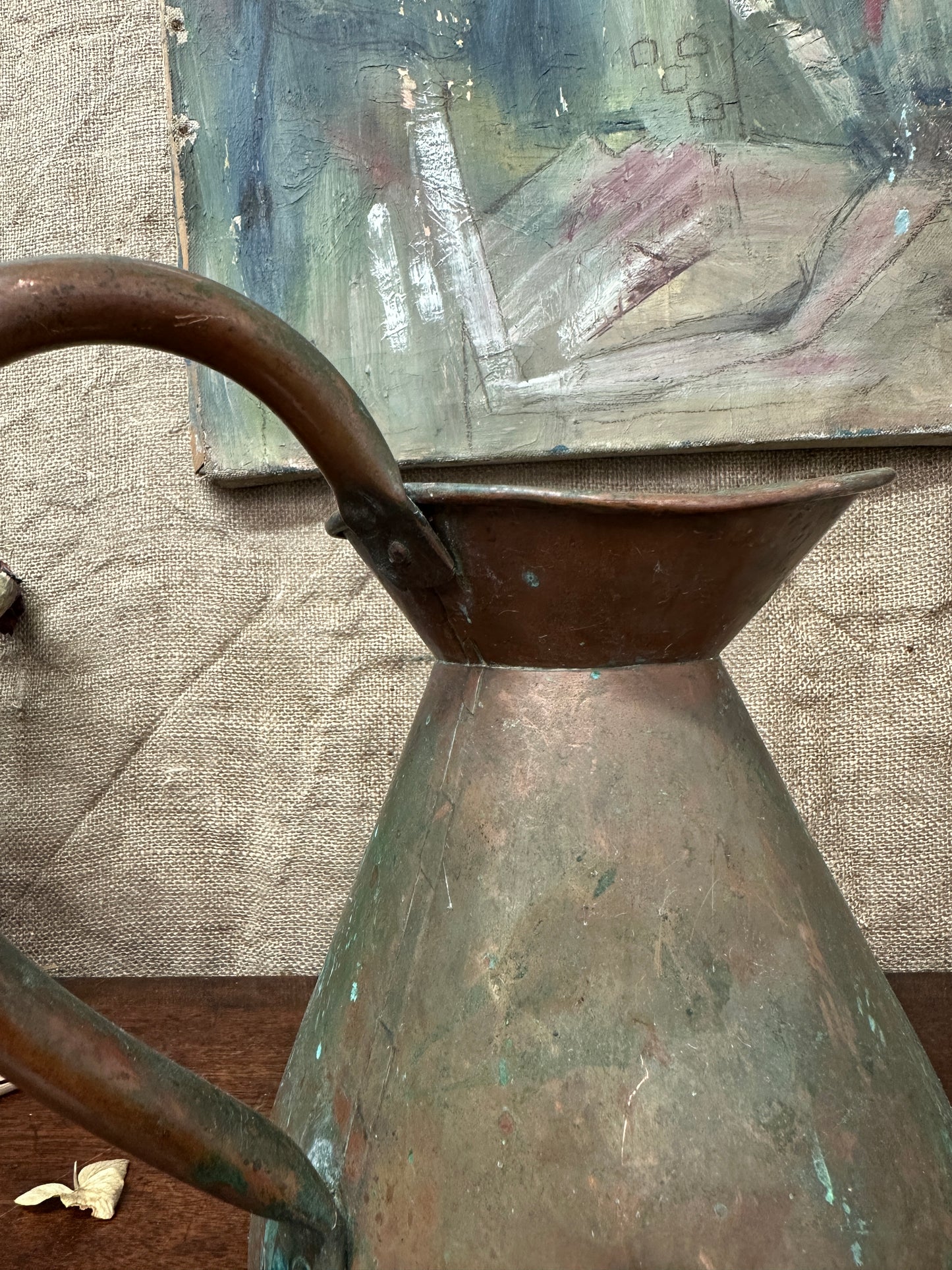 Antique Copper Harvest Jug