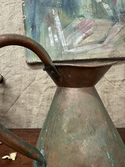 Antique Copper Harvest Jug
