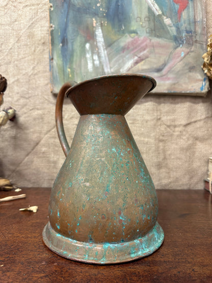 Antique Copper Harvest Jug