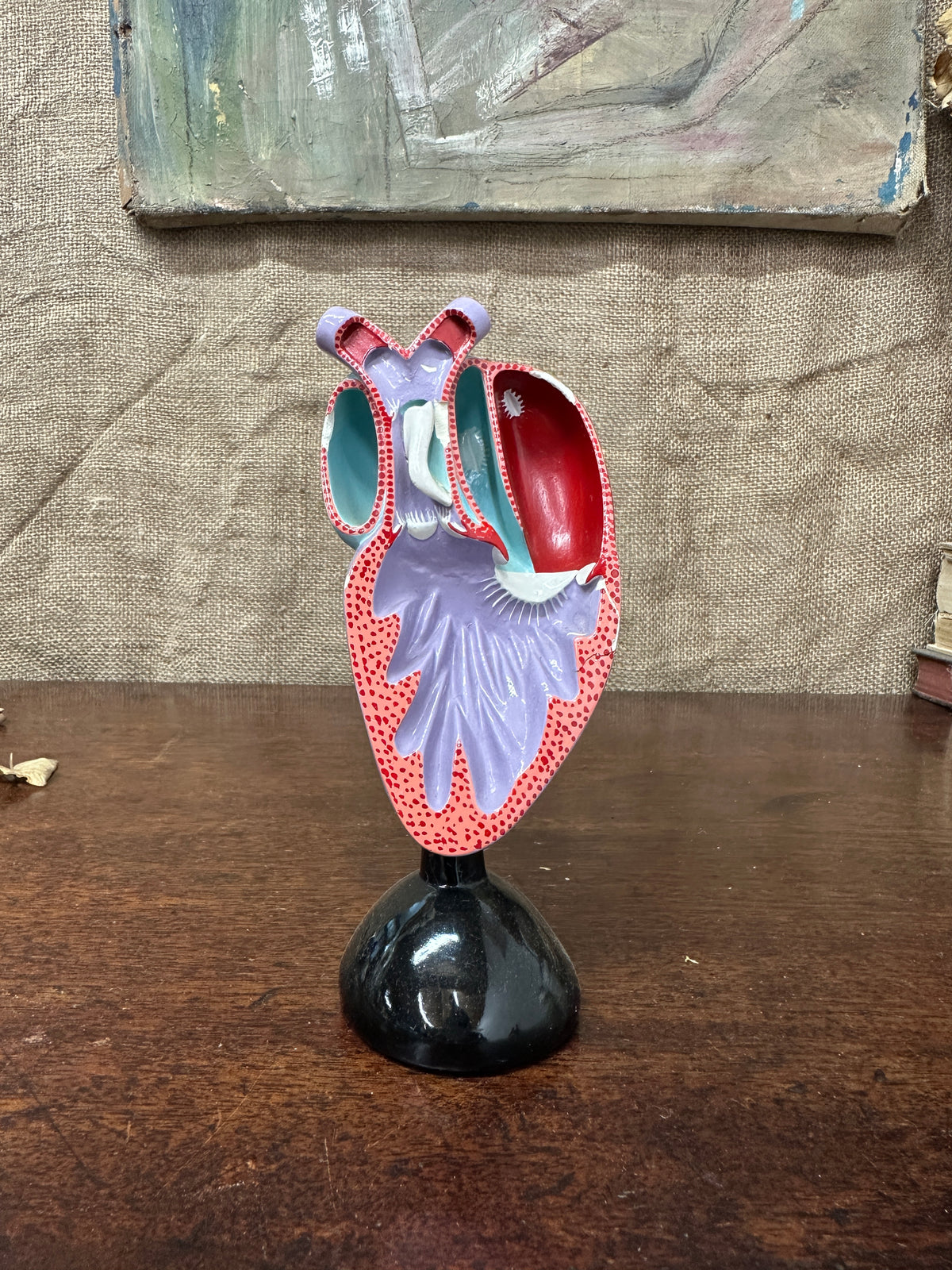 Vintage Anatomical Heart Model