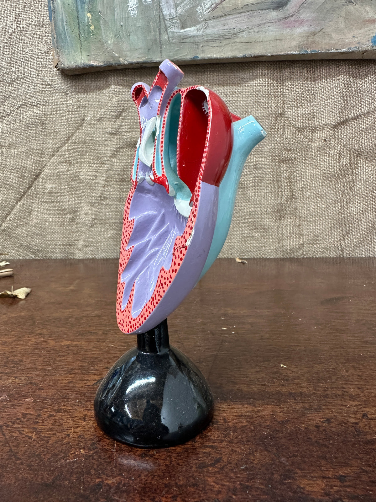 Vintage Anatomical Heart Model
