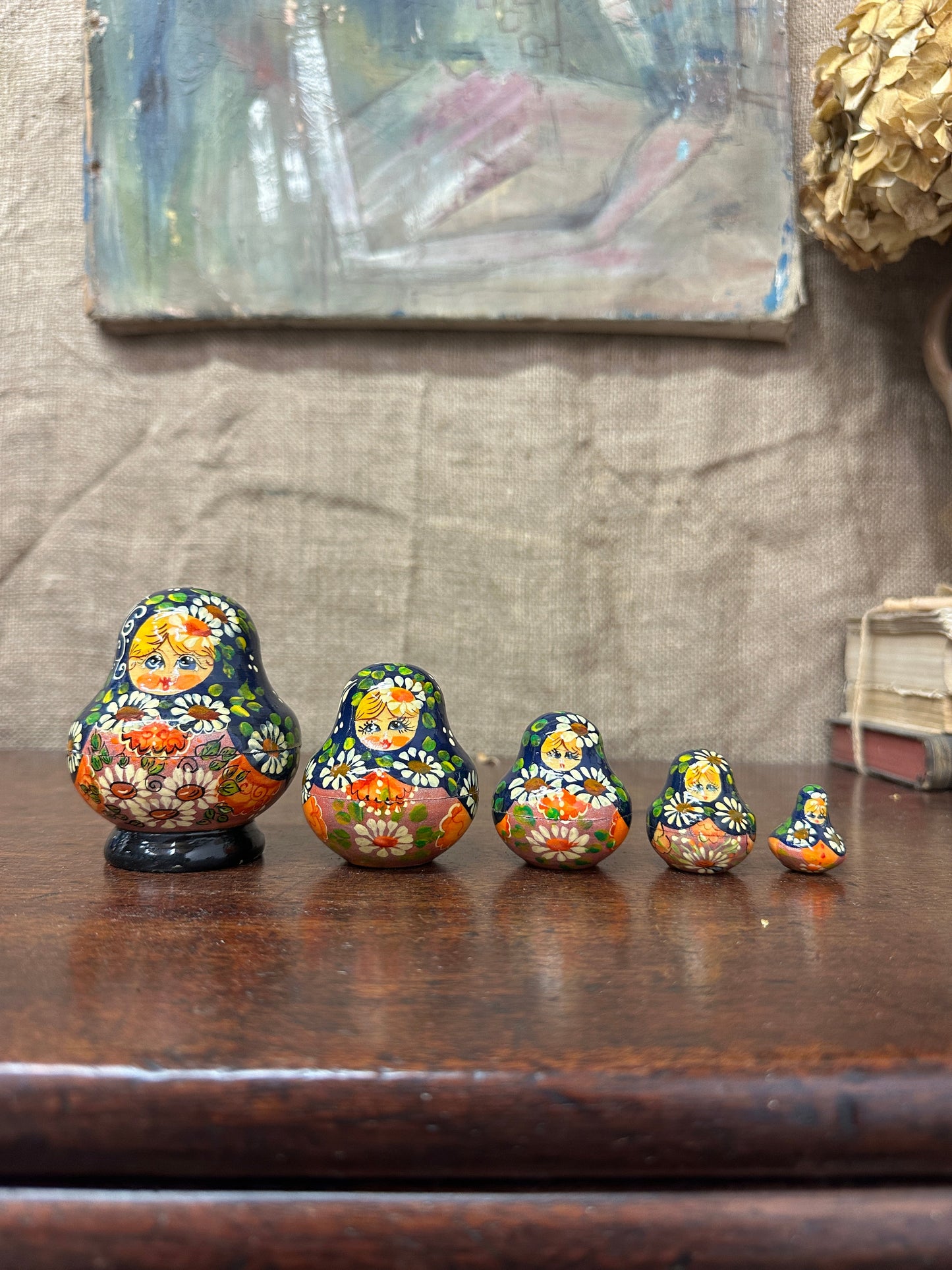 Matryoshka Russian Stacking Dolls Large The Blind Mole