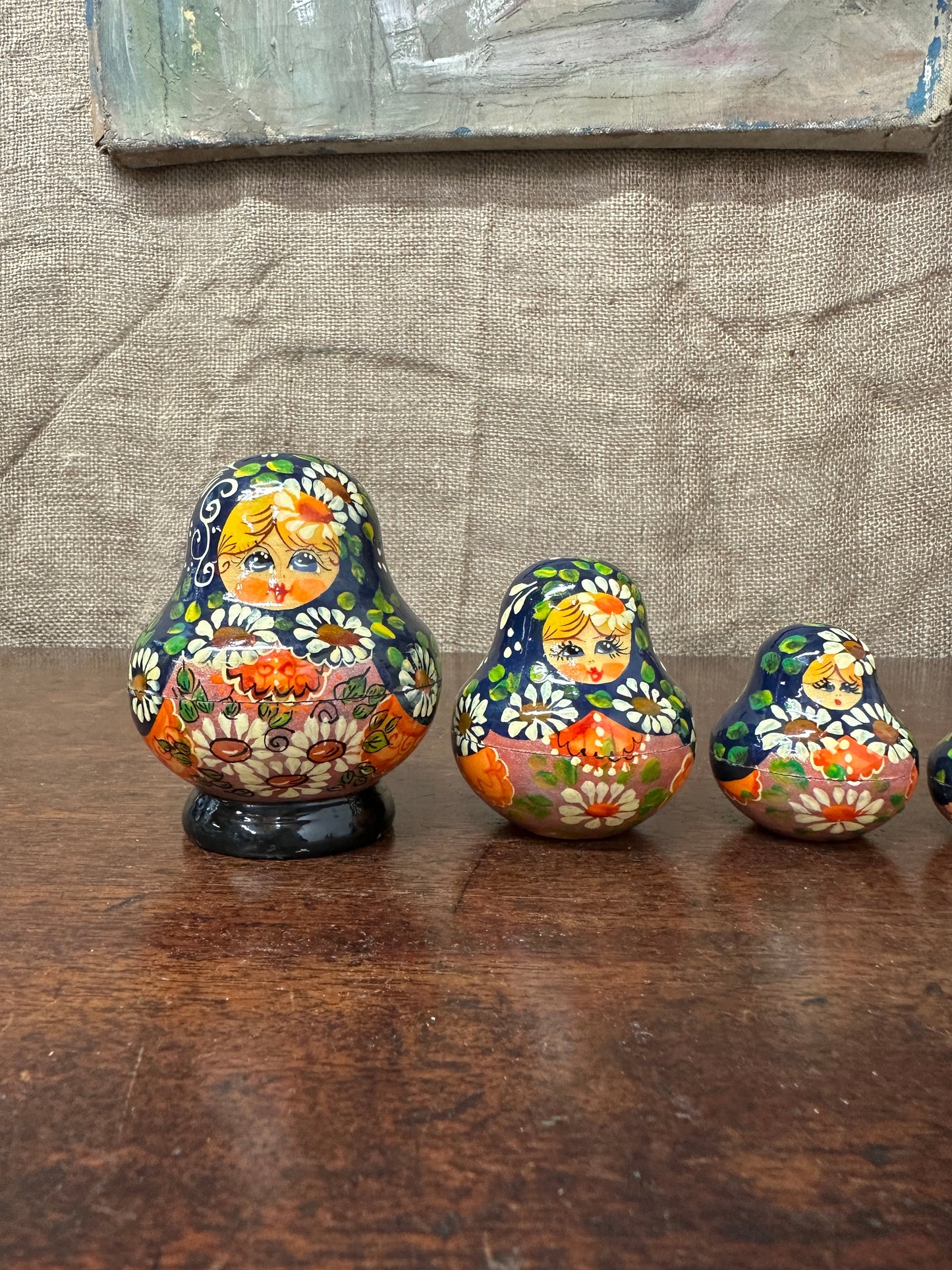 Matryoshka Russian Stacking Dolls Large The Blind Mole