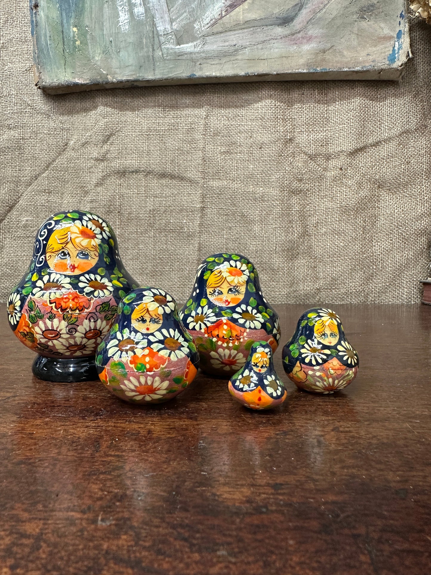 Matryoshka Russian Stacking Dolls Large The Blind Mole