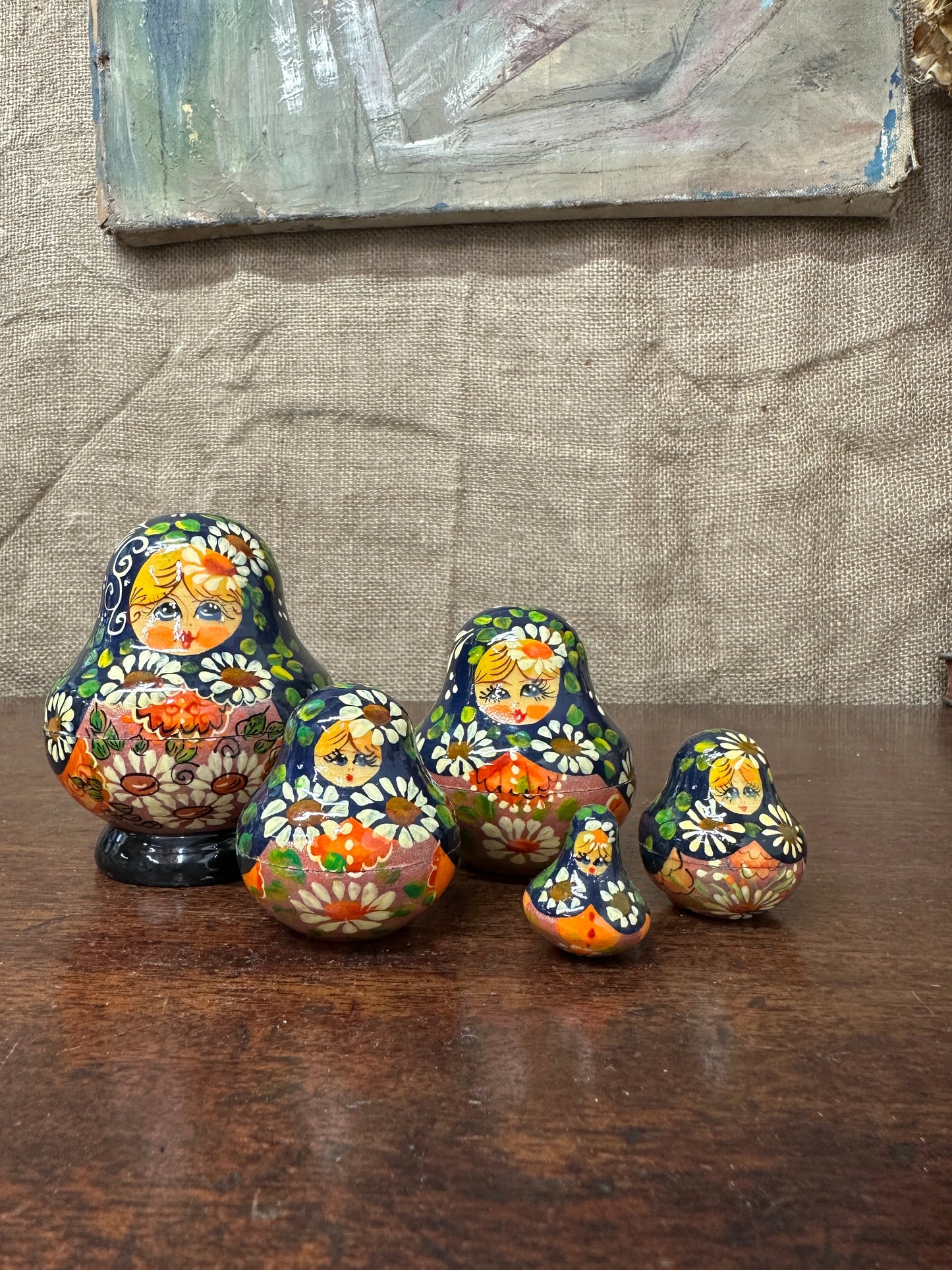 Matryoshka Russian Stacking Dolls Large The Blind Mole