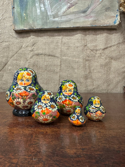 Matryoshka Russian Stacking Dolls Large The Blind Mole
