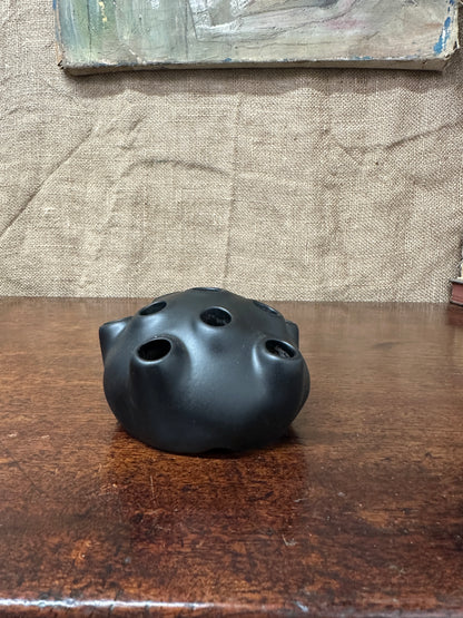 Ceramic Flower Frog Tuba Flower Aid