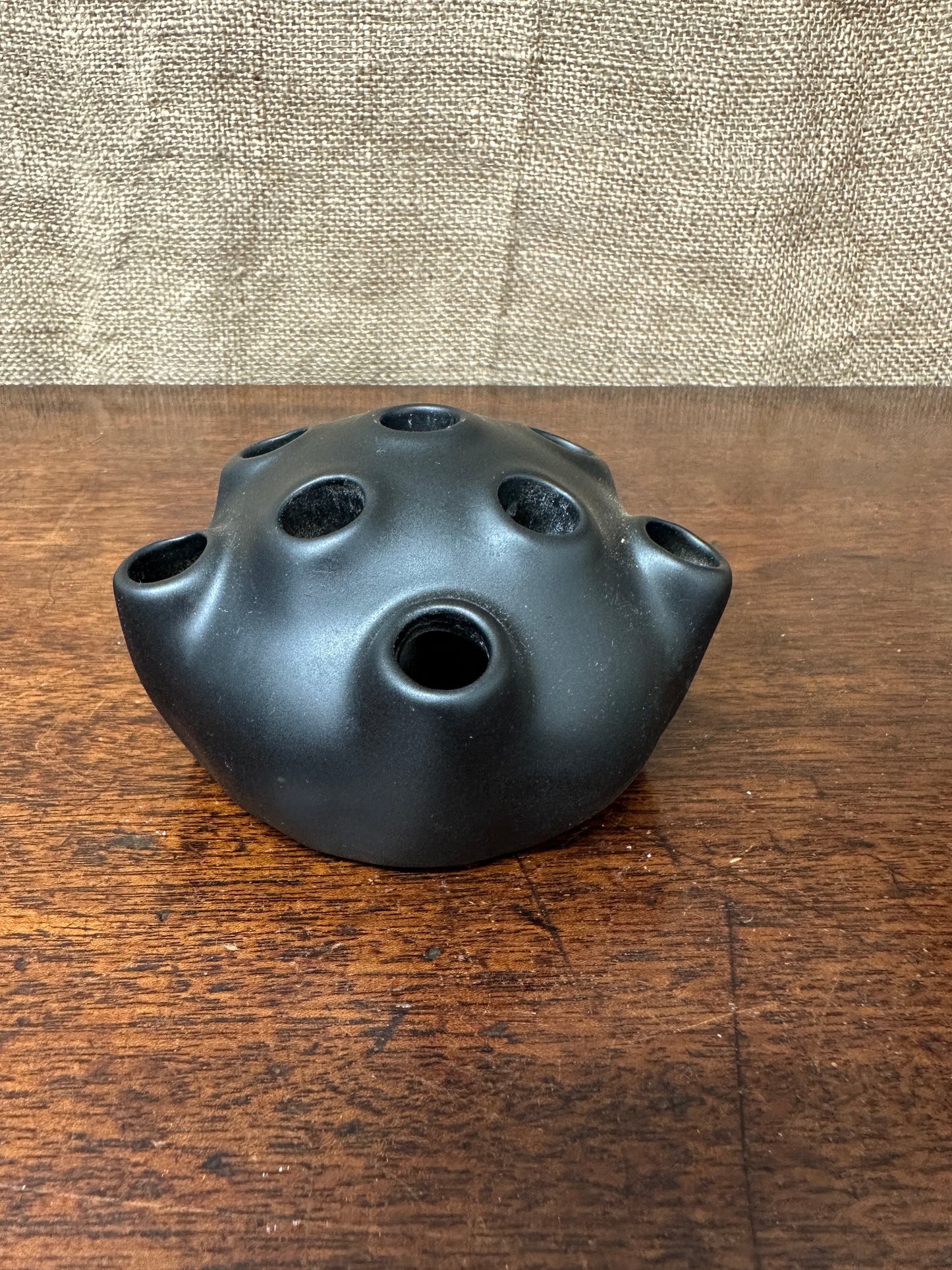Ceramic Flower Frog Tuba Flower Aid