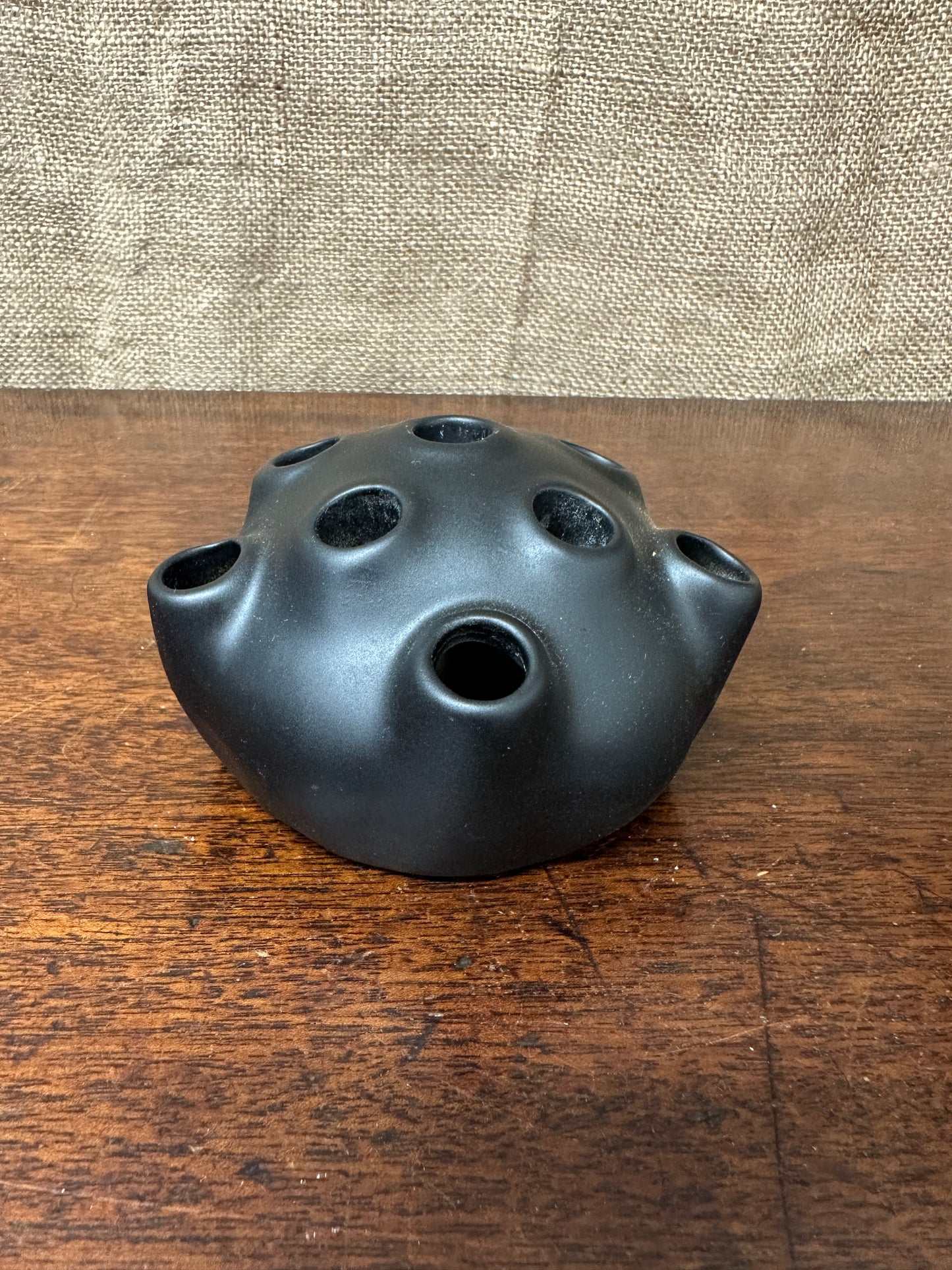 Ceramic Flower Frog Tuba Flower Aid