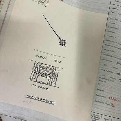 The Duke of Norfolk's Agreements for Building Leases Large Antique Book