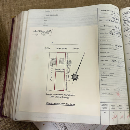 The Duke of Norfolk's Agreements for Building Leases Large Antique Book
