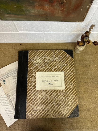 The Duke of Norfolk's Rentals Year 1963 Book