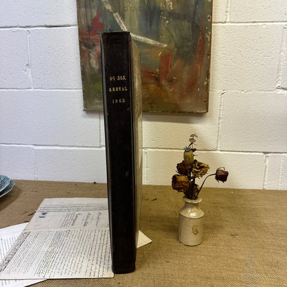 The Duke of Norfolk's Rentals Year 1963 Book