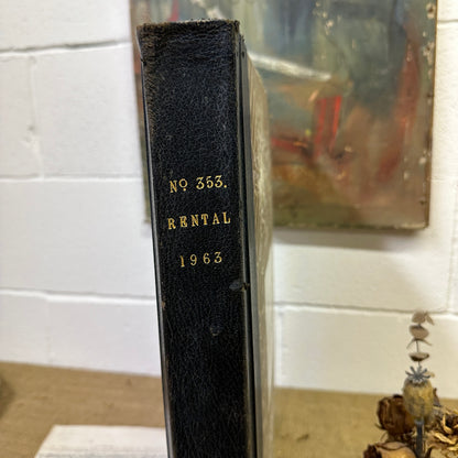 The Duke of Norfolk's Rentals Year 1963 Book