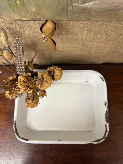 Deep Enamel Roasting Dish Tray