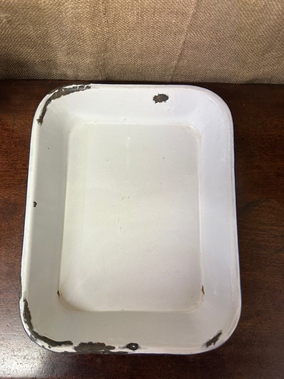 Deep Enamel Roasting Dish Tray