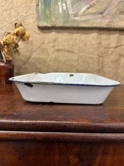 Deep Enamel Roasting Dish Tray