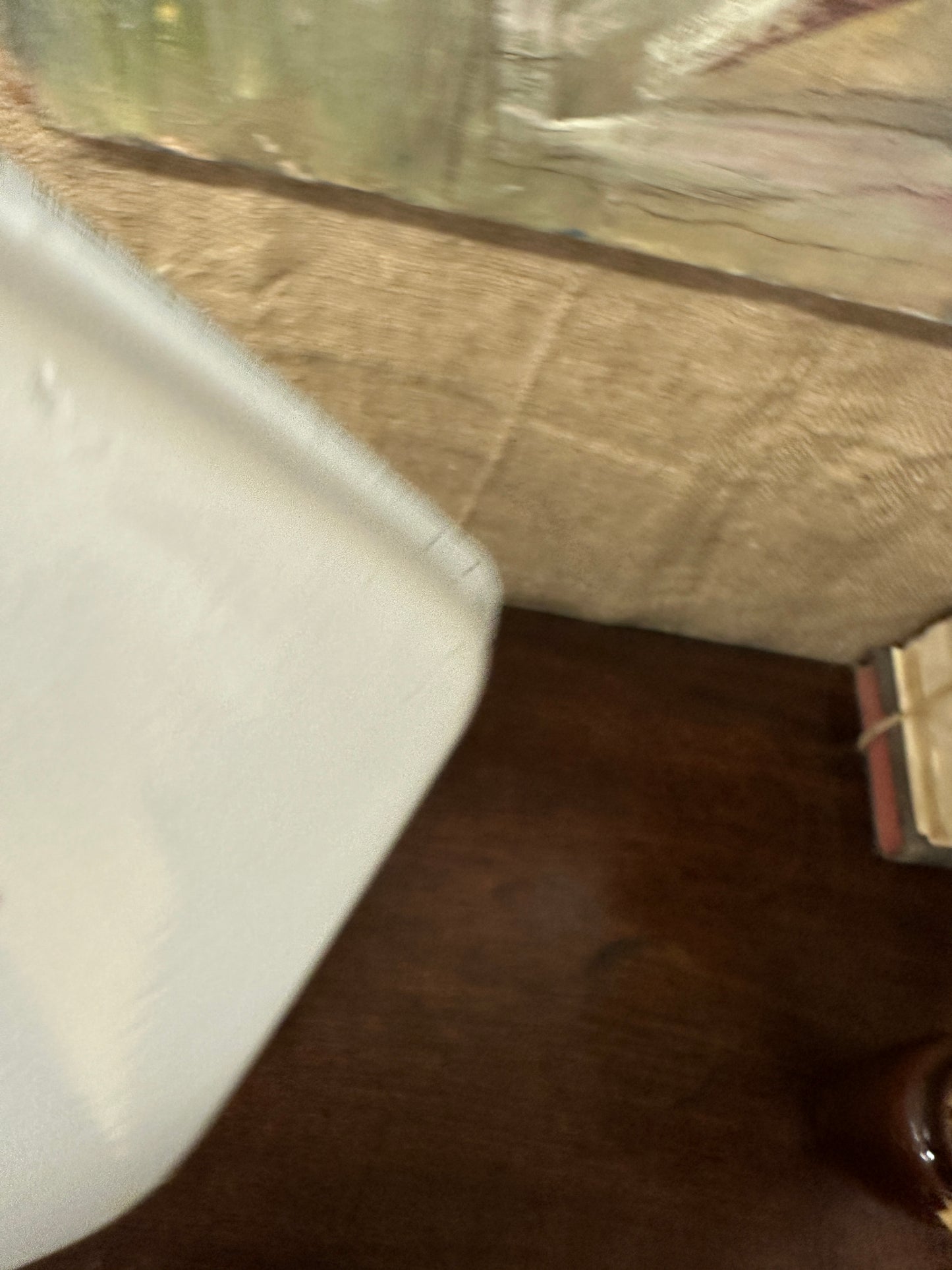 White Enamel Tea Tray