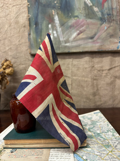 Vintage Small British Flag Union Jack The Blind Mole