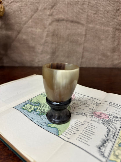 Hand Carved Horn Shot Glass