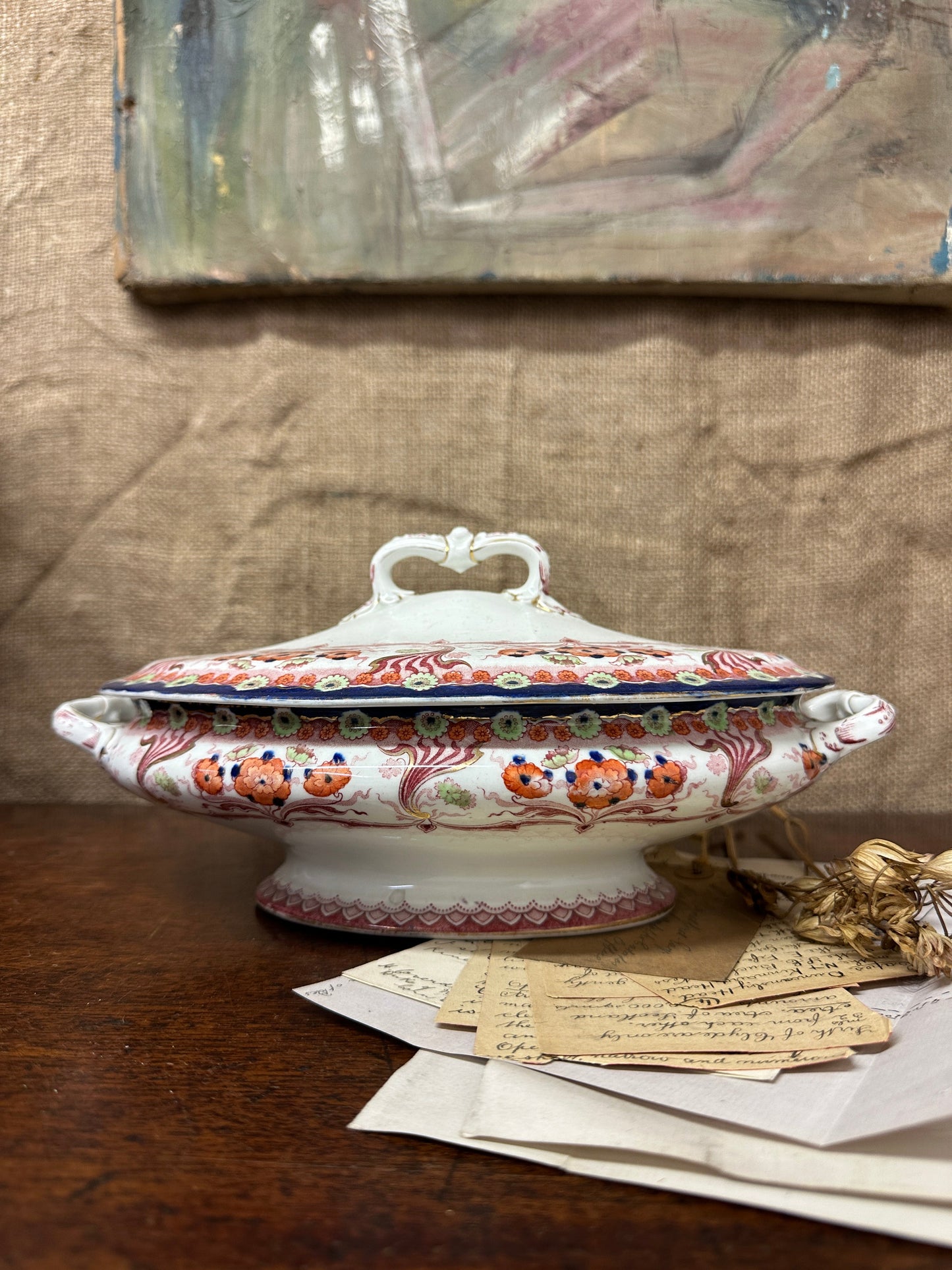 Victorian Keeling & Co Tureen Malvern The Blind Mole