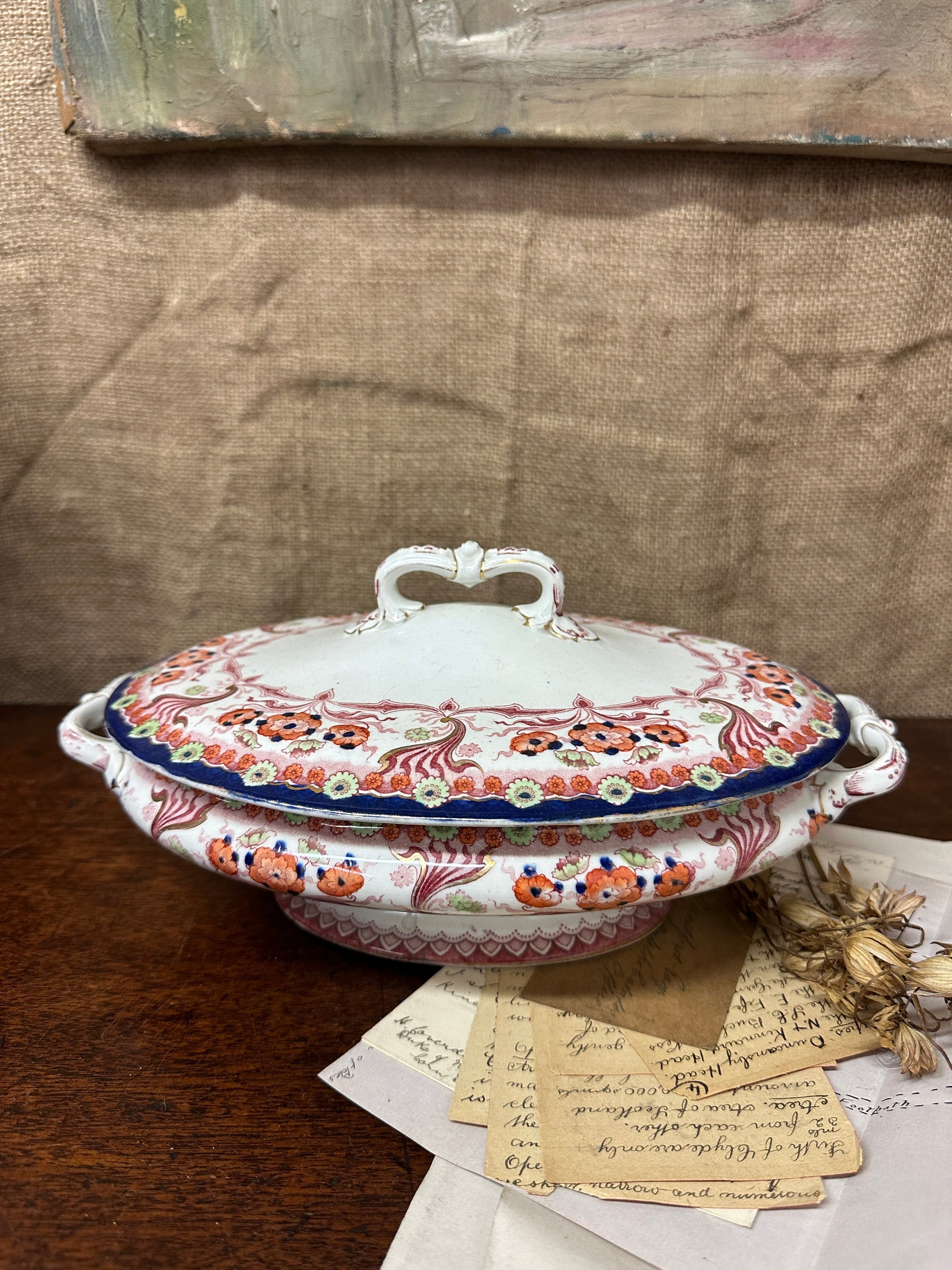 Victorian Keeling & Co Tureen Malvern The Blind Mole
