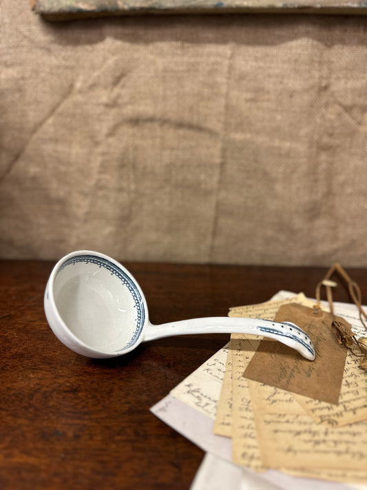 Edwardian Ironstone Serving Ladle The Blind Mole