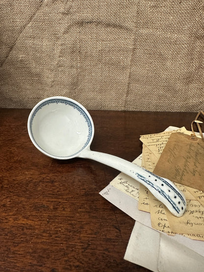Edwardian Ironstone Serving Ladle The Blind Mole
