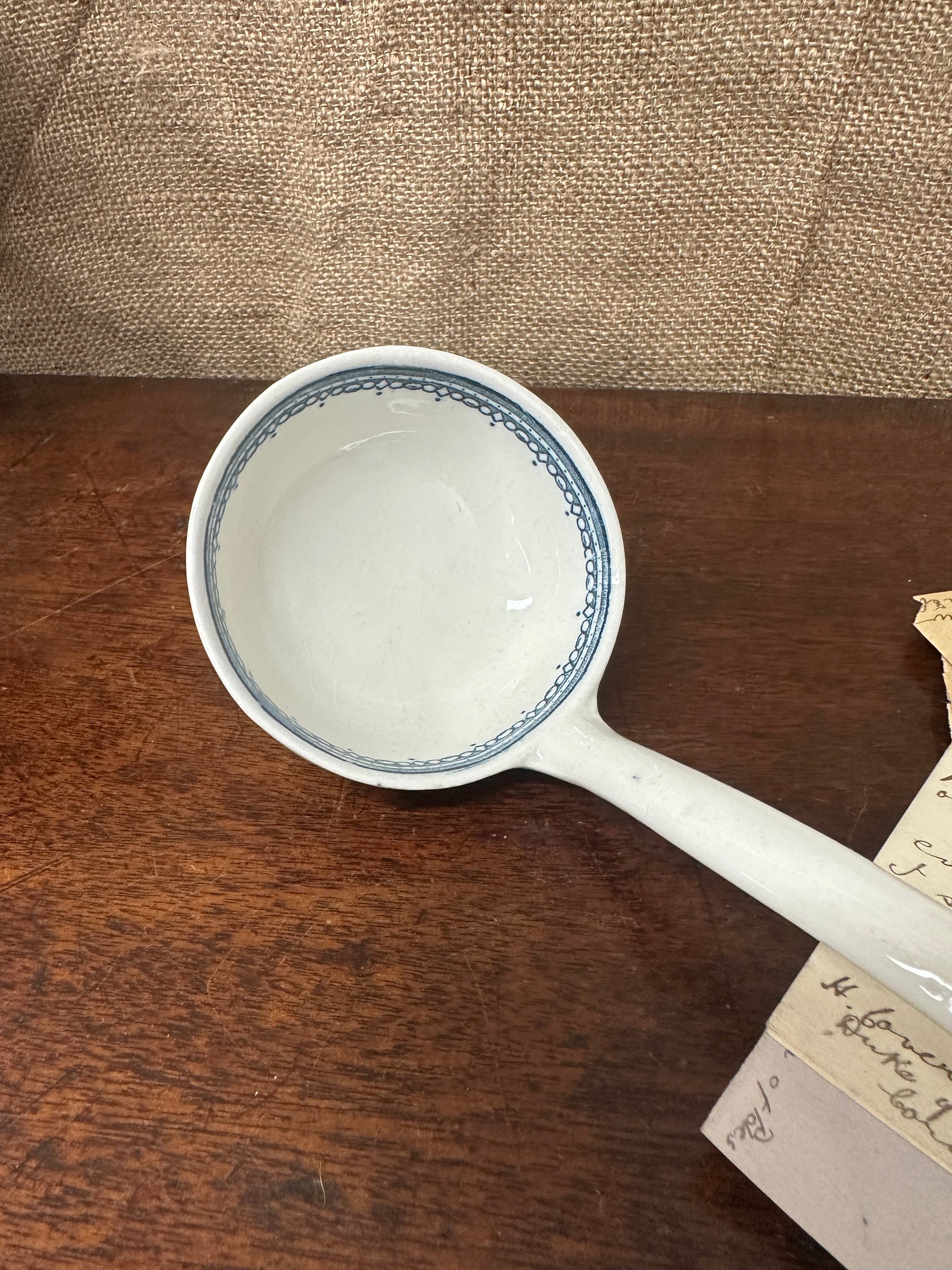 Edwardian Ironstone Serving Ladle The Blind Mole