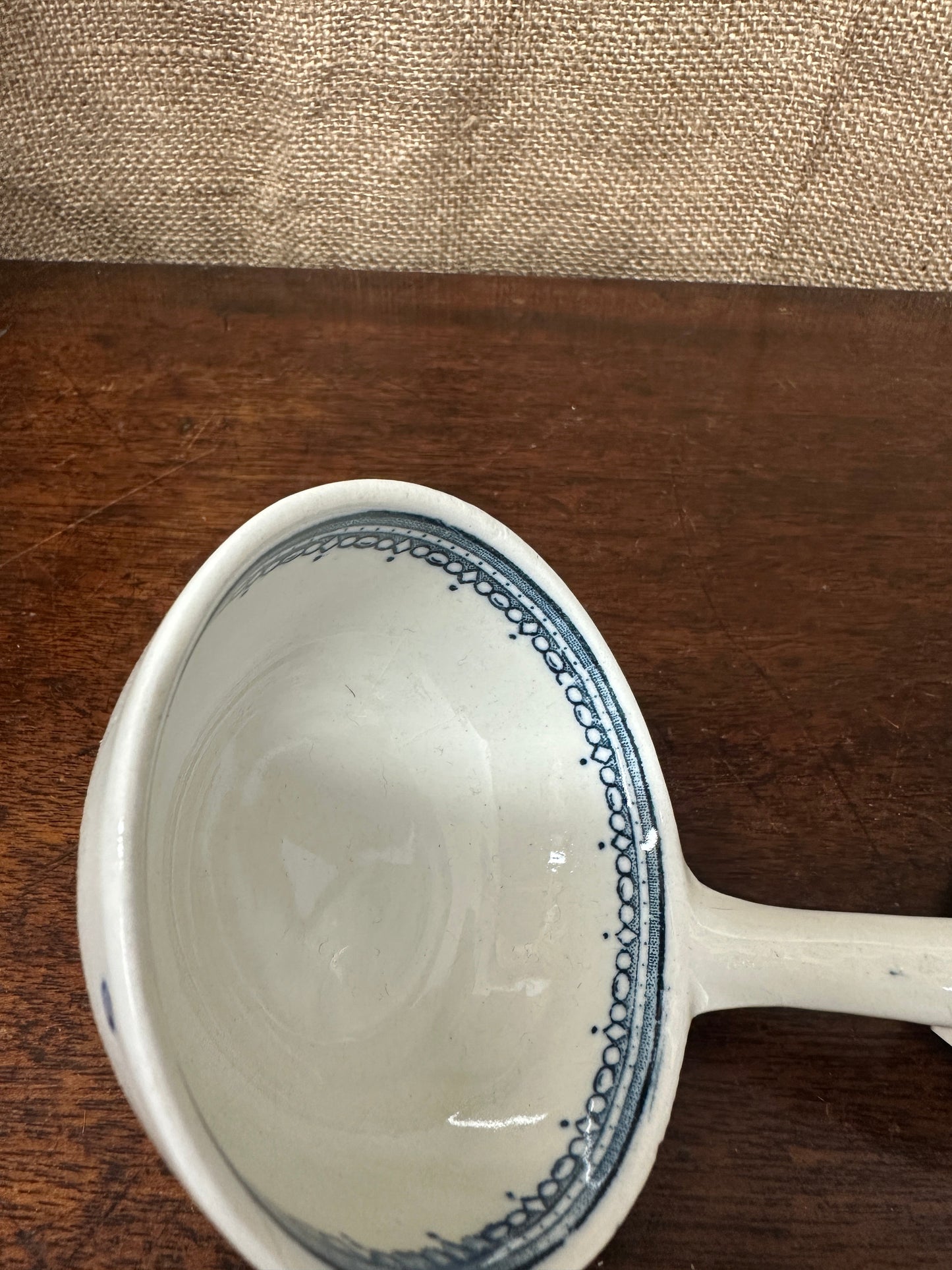 Edwardian Ironstone Serving Ladle The Blind Mole