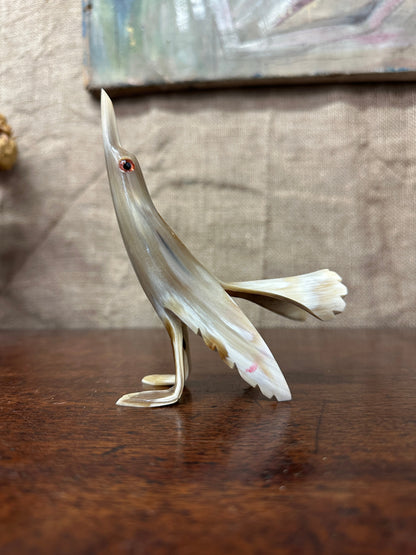 Mid Century Carved Bovine Bird Figure The Blind Mole