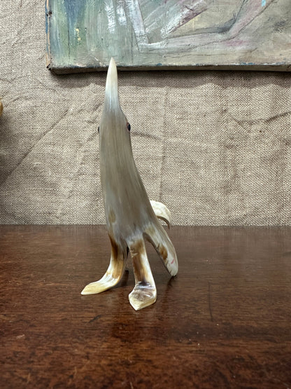 Mid Century Carved Bovine Bird Figure The Blind Mole