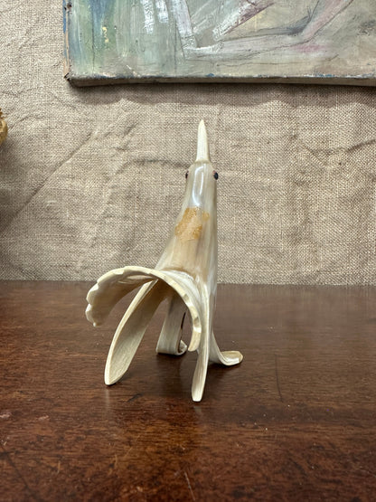 Mid Century Carved Bovine Bird Figure The Blind Mole