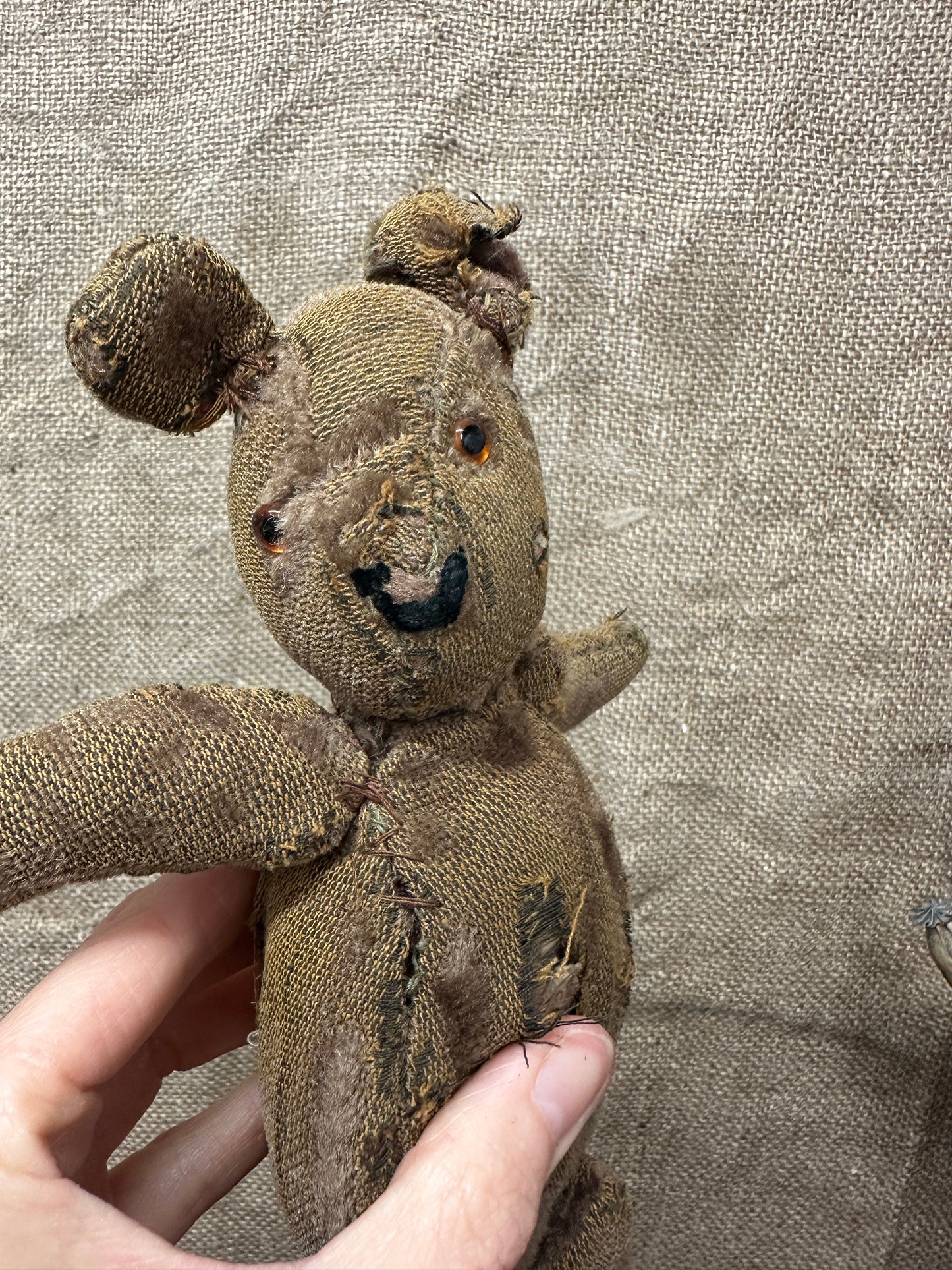 Vintage Worn Teddy Bear The Blind Mole