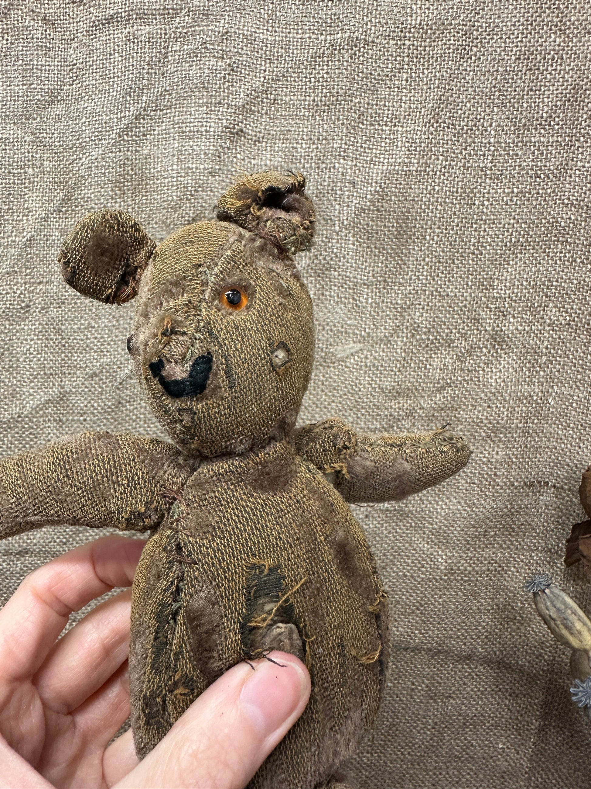 Vintage Worn Teddy Bear The Blind Mole