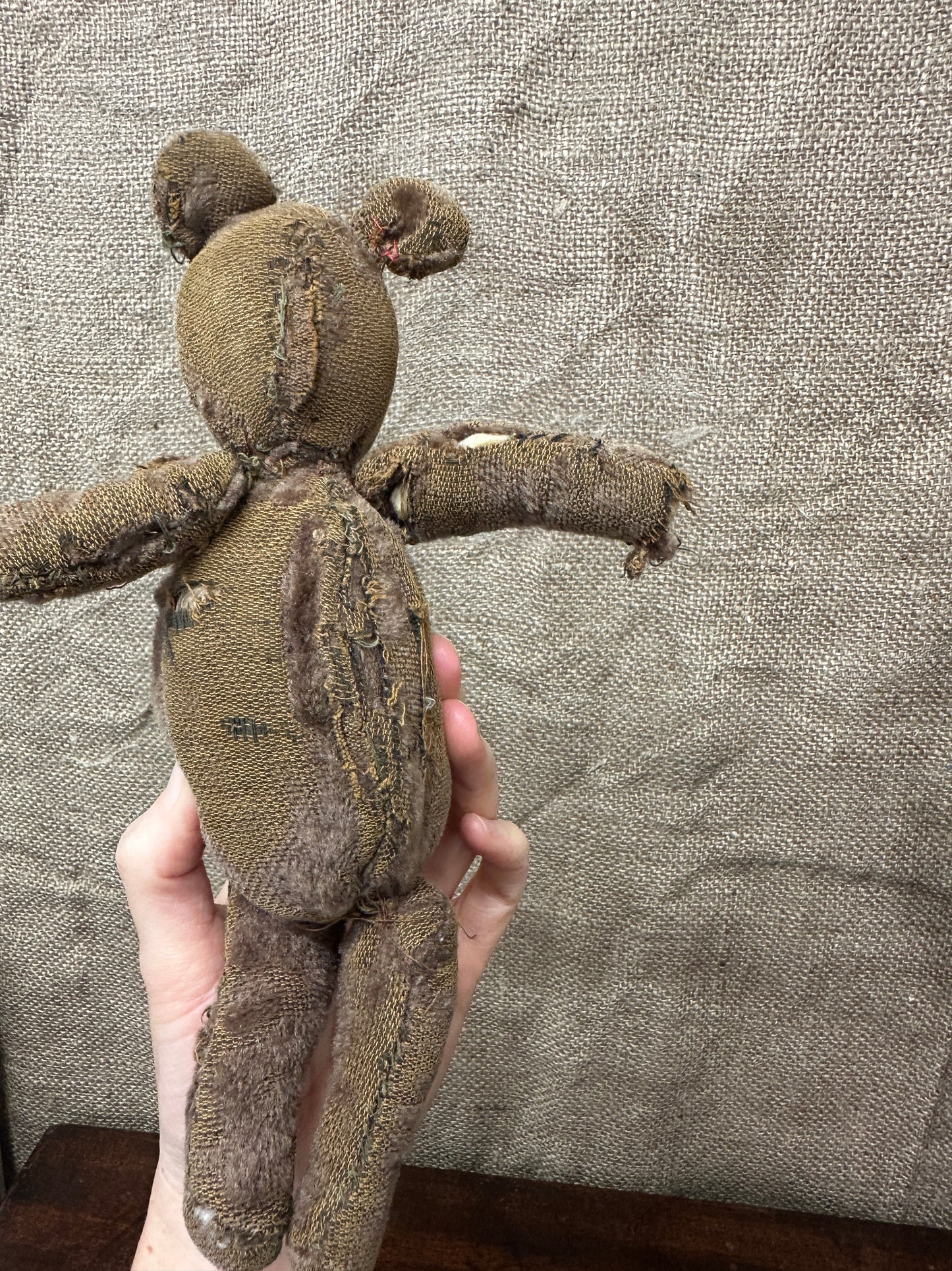 Vintage Worn Teddy Bear The Blind Mole