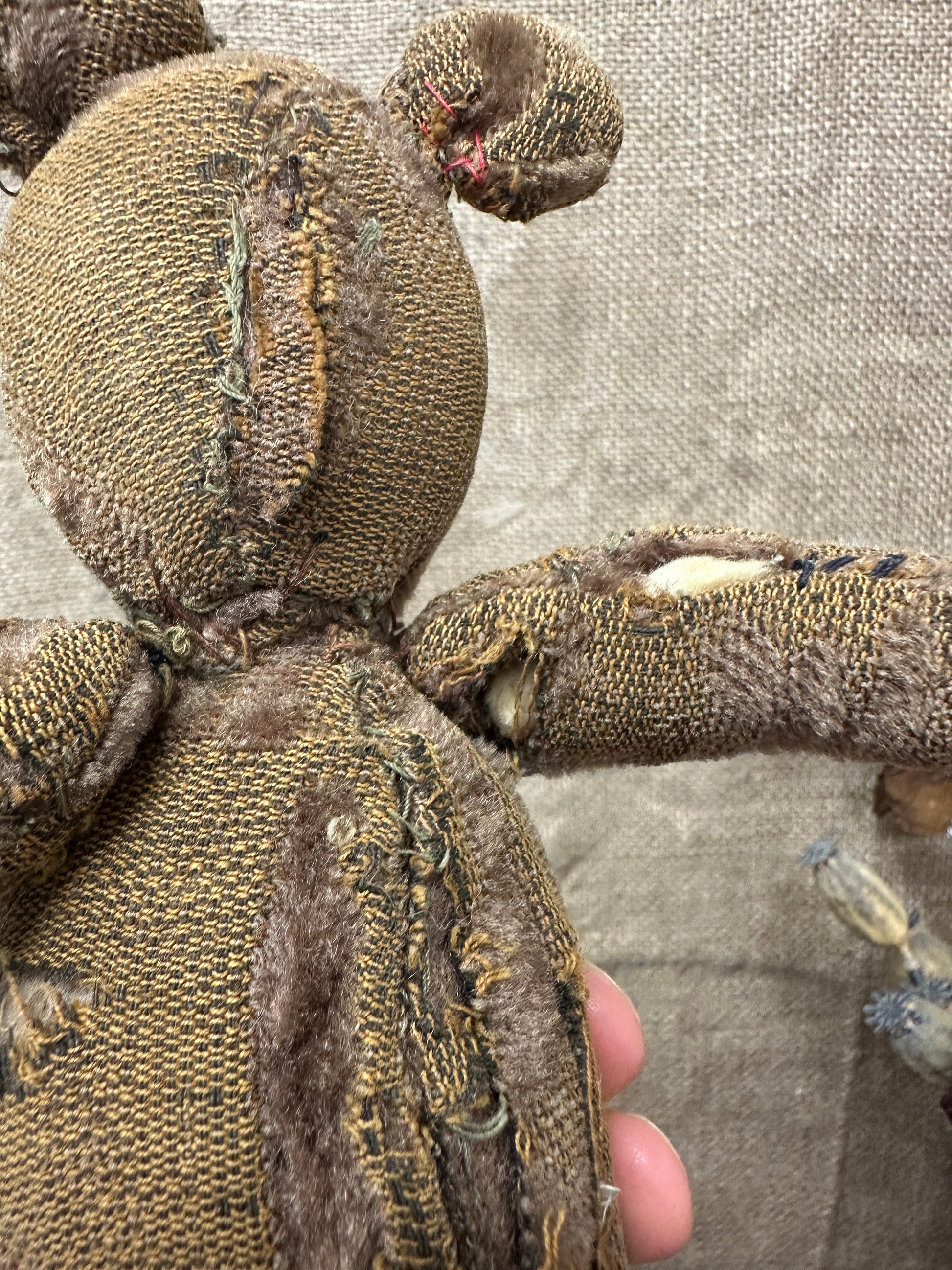 Vintage Worn Teddy Bear The Blind Mole
